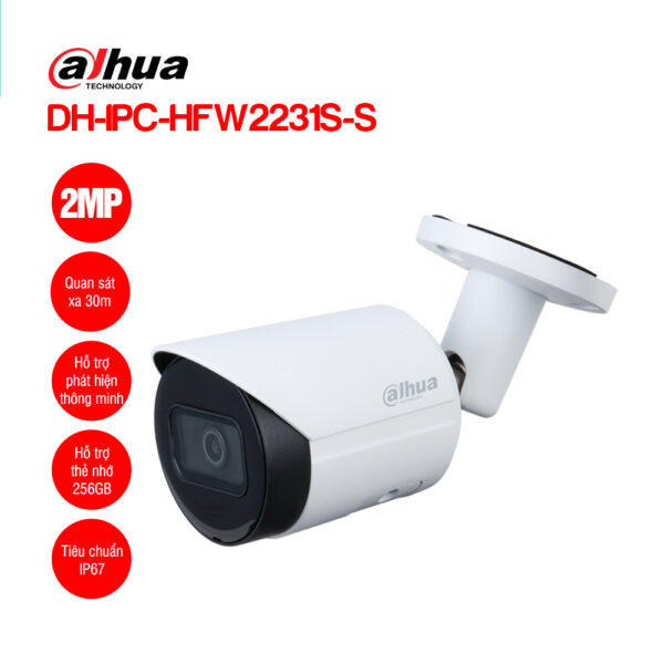 Camera IP 2MP DAHUA DH-IPC-HFW2231S-S