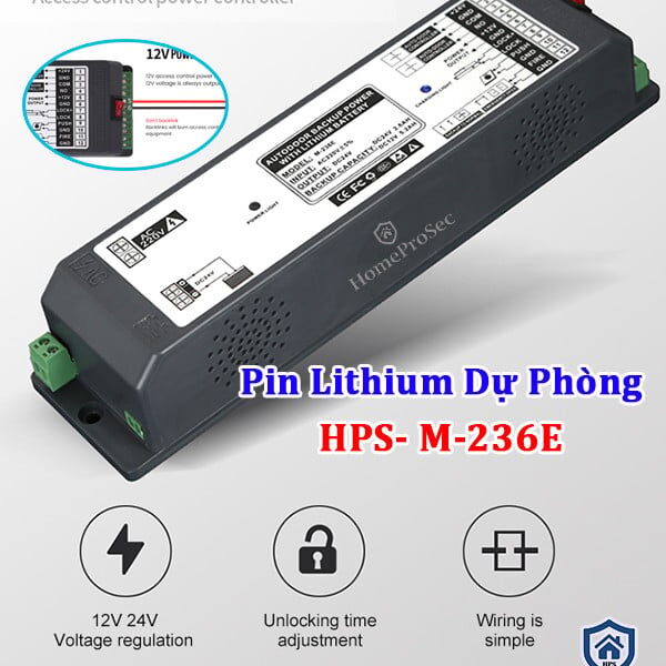 Pin dự phòng cho bộ điều khiển tự động